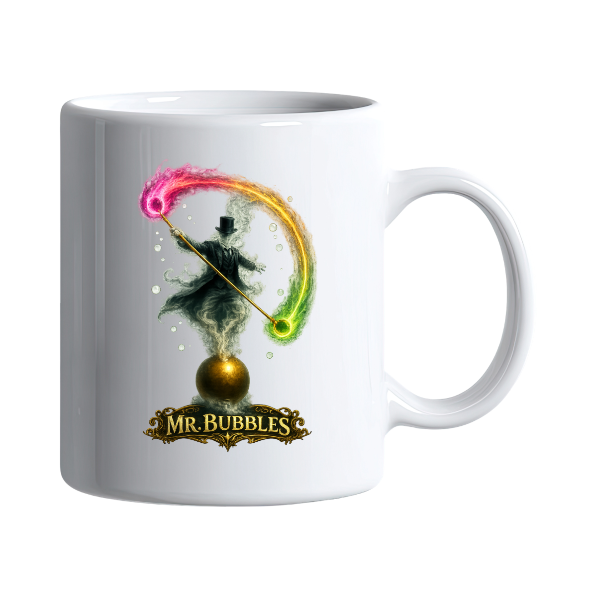 Mr Bubbles Action Mug